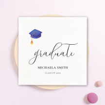 Elegante Moderne Graduate Cap Graduation Party