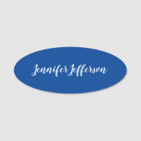 Elegante moderne Handschrift Beruflich Deep Blue