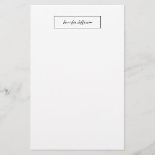 Elegante moderne Handschrift Schlicht Beruflich Briefpapier