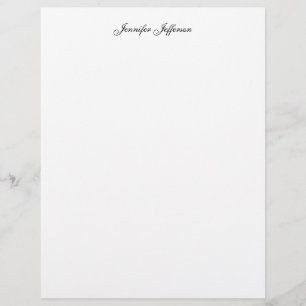 Elegante moderne Handschrift schlicht professionel Briefbogen