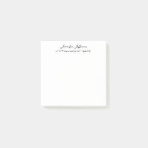Elegante moderne Handschrift schlicht professionel Post-it Klebezettel