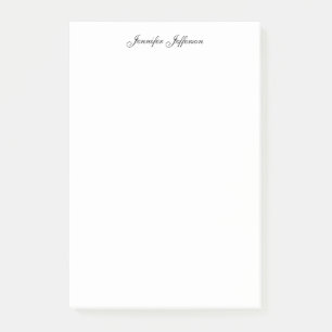 Elegante moderne Handschrift schlicht professionel Post-it Klebezettel