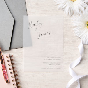 Elegante moderne Hochzeit rettet das Datum