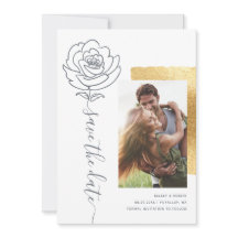 Elegante moderne Hochzeiten speichern das Datum de