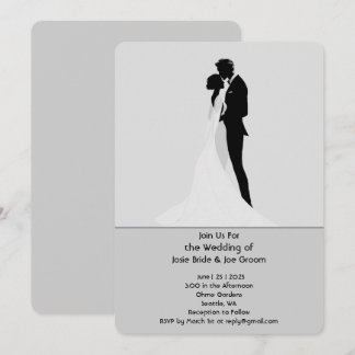 Elegante moderne Hochzeitseinladung Einladung
