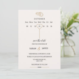 Elegante moderne Hochzeitskartenvorlage Einladung