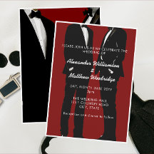 Elegante moderne Homosexuelle Hochzeit