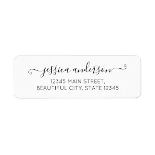 Elegante moderne Kalligrafie Script Black Gray