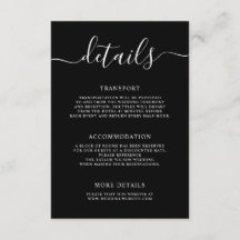 Elegante, moderne kalligraphische Hochzeitsdetails