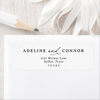 Elegante moderne kalligraphische Hochzeitsszenarie