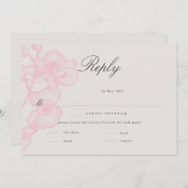 Elegante Moderne klassische Orchidee Hochzeitsfeie