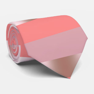 Elegante moderne Küken-Rosengoldrosakoralle Krawatte