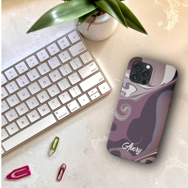 Elegante, moderne, Lila Inspiritivität Case-Mate iPhone Hülle (Von Creator hochgeladen)