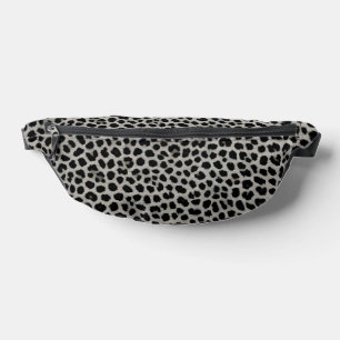 Elegante, moderne Luxus-Kollektion Weißer Leopard Bauchtasche