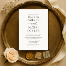 Elegante Moderne Minimalistische Hochzeit