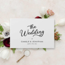 Elegante Moderne Minimalistische Hochzeit