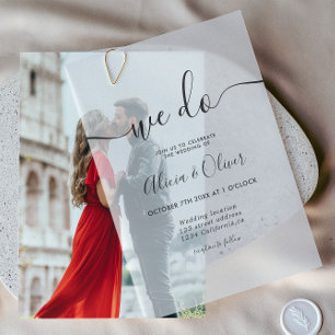 Elegante moderne minimalistische "We Do"-Script-Ho