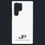 Elegante moderne Monogram Beste Schwarz & Weiß Ges Samsung Galaxy Hülle<br><div class="desc">Elegante moderne Minimalistische Monogram Vorlage Schwarz und Weiß Trendy Best Geschenke Handy Cases & Zubehör / Samsung Hüllen / Galaxy S22 Ultra Case.</div>