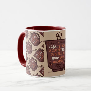 Elegante moderne Motivation Beste populäre Botscha Tasse