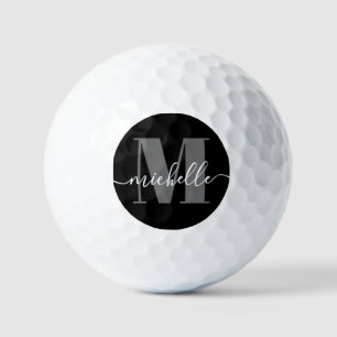 Elegante moderne Personalisierte Monogram-Golfbäll Golfball