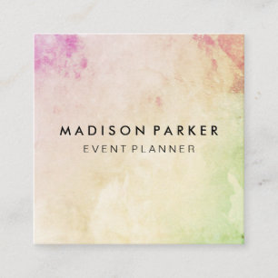 Elegante Moderne Quadratische Visitenkarte