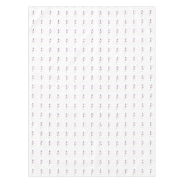 Elegante, moderne rosa afrikanische Kunst, tanzend Tischdecke