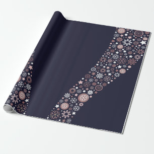 Elegante moderne rosa metallische geschenkpapier