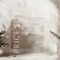 Elegante, moderne Rosa-Rosa-Preisliste