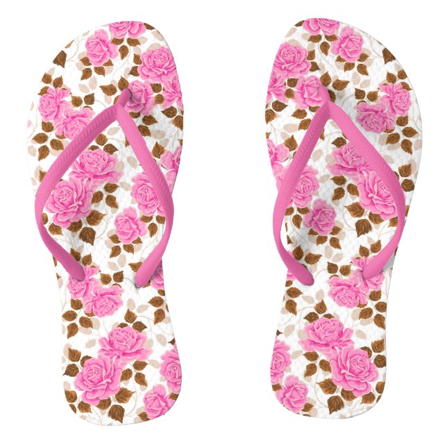 Elegante Moderne Rose Flip Flops (Fußbett)