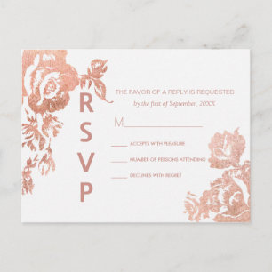 Elegante Moderne Rose Gold Florenz UAWG Postkarten