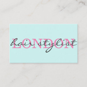 Elegante, moderne Schriftzeichen Visitenkarte