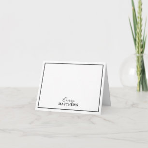 Elegante moderne Schriftzug-Grenze personalisierte