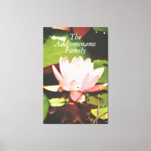 Elegante, moderne Schwarze Fotos, Blumenschrift Leinwanddruck