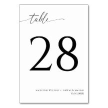 Elegante moderne Schwarze Kalligraphie Hochzeit 28