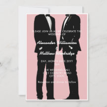 Elegante moderne schwule Hochzeit