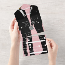 Elegante moderne schwule Hochzeit in Rosa