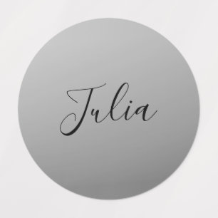 Elegante moderne Skripterstellung für bearbeitbare Etiketten