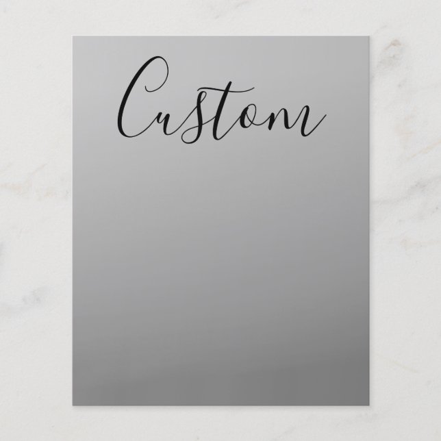 Elegante moderne Skripterstellung für bearbeitbare Flyer (Vorne)