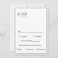 Elegante moderne Speisekarte mit Hochzeitskarte UA