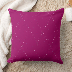 elegante moderne stilvolle Pink Starry Night  Kissen