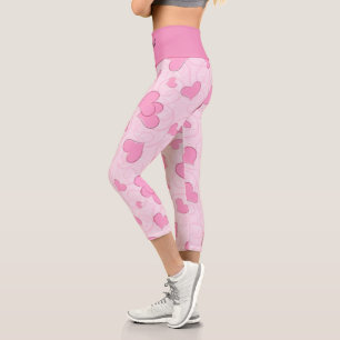 Elegante Moderne trendige Liebe Capri Leggings