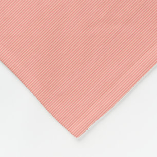 Elegante moderne trendige Pfirsichtöne Streifen Kl Fleecedecke