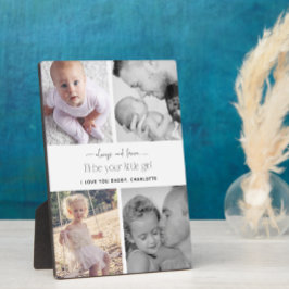 Elegante, moderne Typografie FotoCollage Fotoplatte