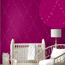 elegante, moderne und stilvolle Pink Starry Night