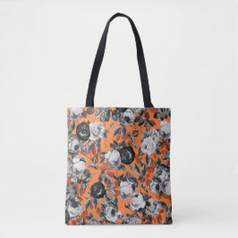 Elegante Moderne Vintage Schwarz-weiße Rose