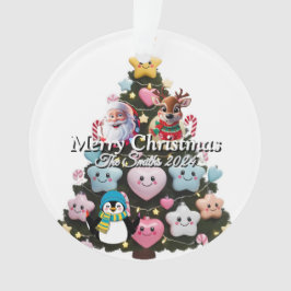 Elegante Moderne Vintage Weihnachten Ornament