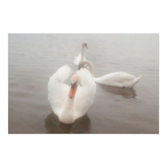 Elegante Moderne Wasserfarben Kunst, Dichtung und  Fotodruck (Vorne)