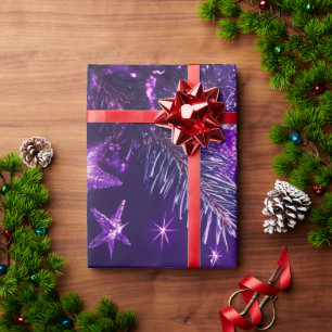 Elegante moderne Weihnachtsfeier Geschenkpapier
