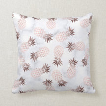 elegante moderne weiße MarmorRosengoldananas