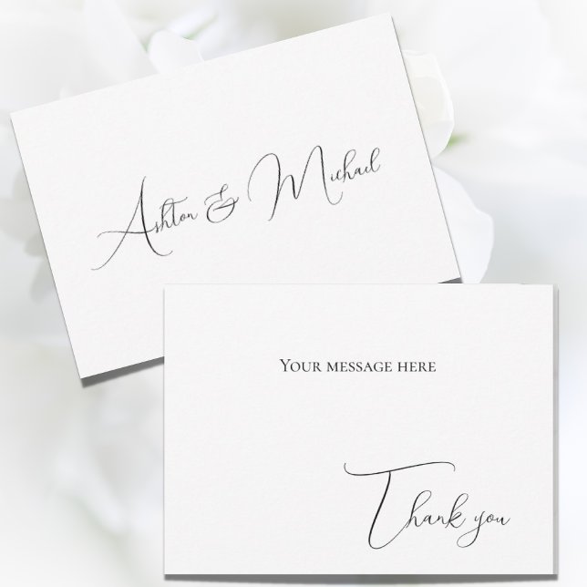 Elegante moderne Wohnung Dankeschön Karte (Von Creator hochgeladen)